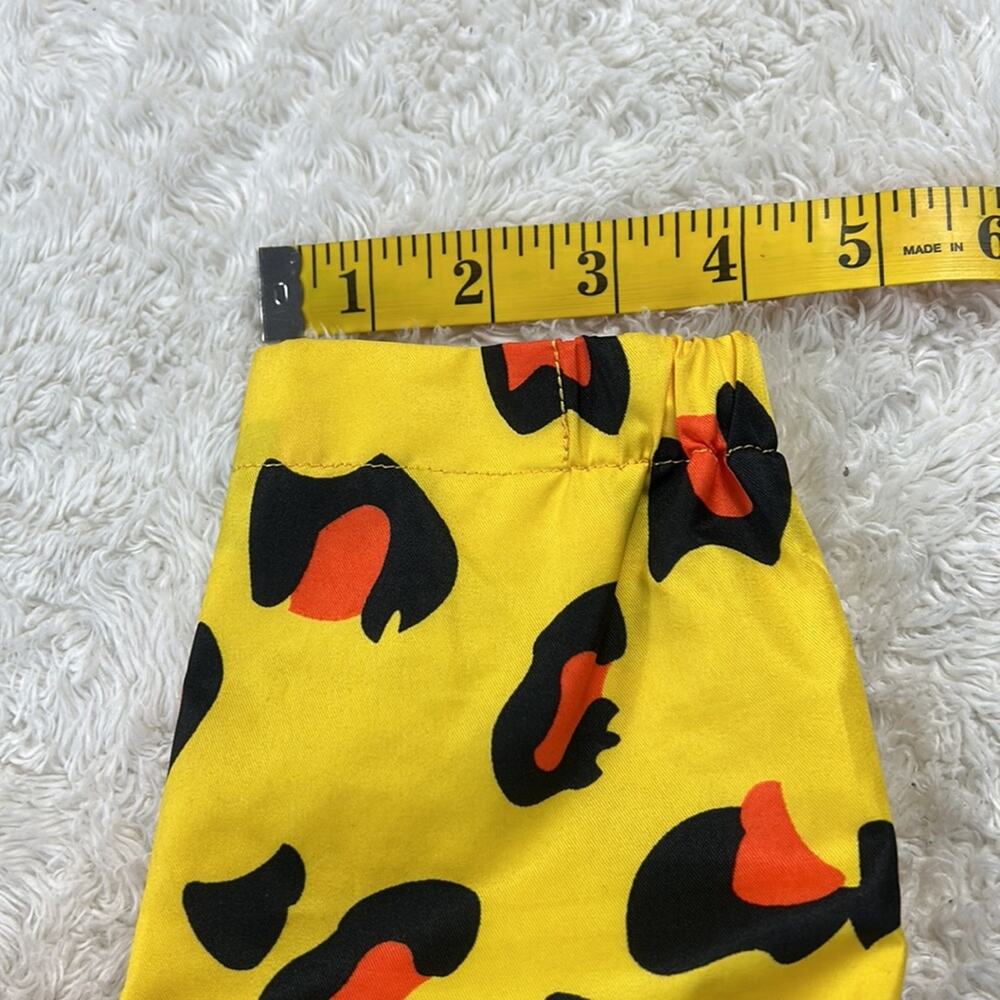 Devil Nut Under Red Flag Yellow leopard print ska… - image 7